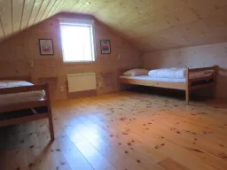 Schlafzimmer im Dachgeschoss (links)