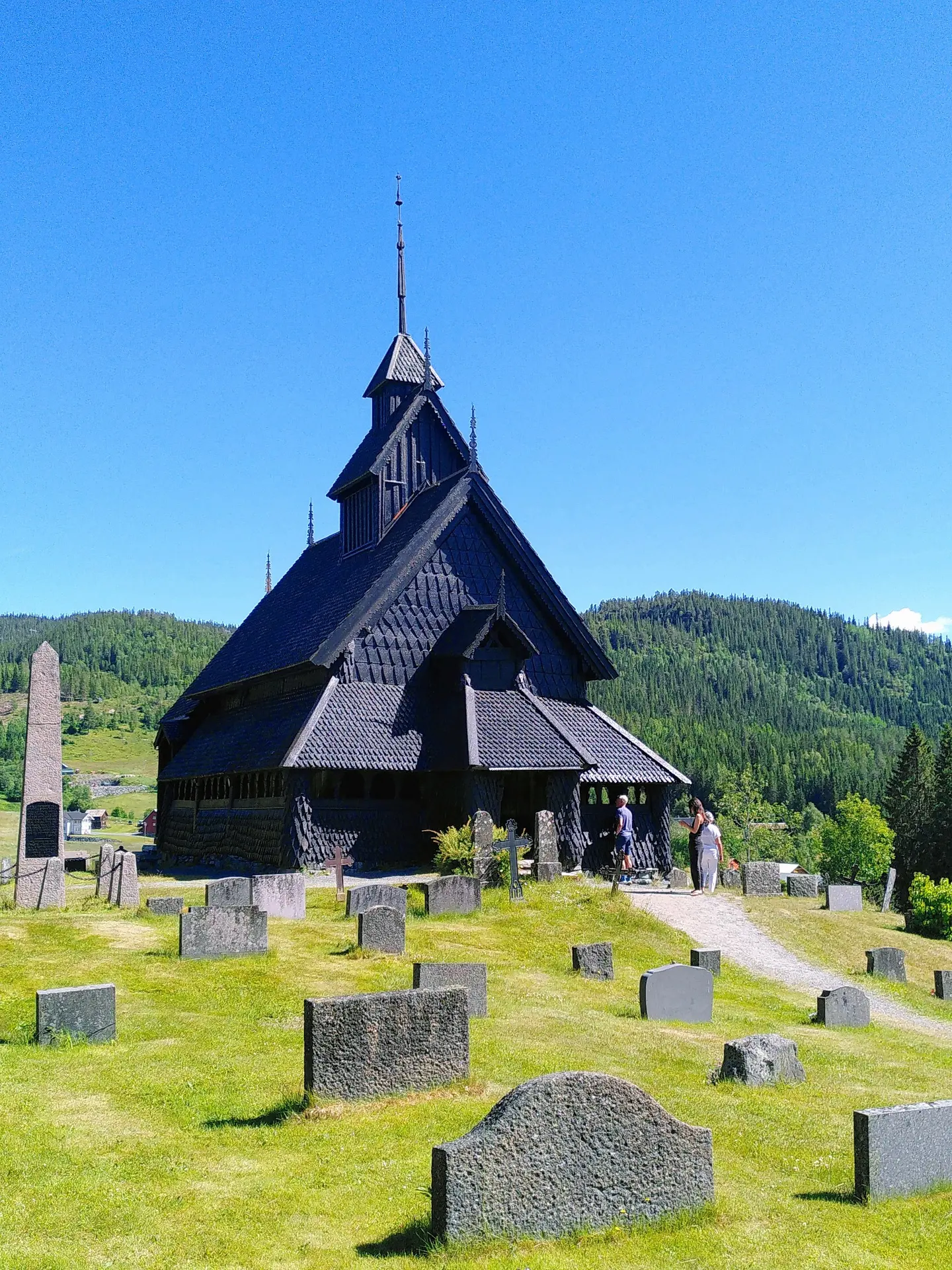 Historische Stabkirche Eidsborg in der Telemark