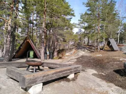 Feuerstelle bei Fyresdal, Telemark